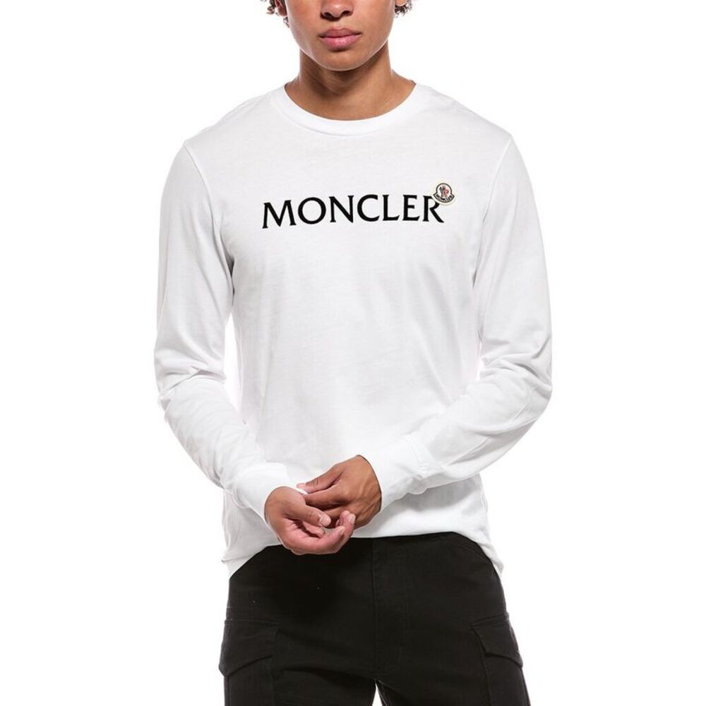 Moncler Mens  T-Shirt, White
